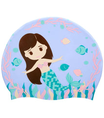 Sporti Mermaid Life Silicone Swim Cap Jr.
