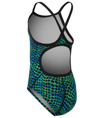 TYR Girls' Swarm Diamondfit One Piece Swimsuit