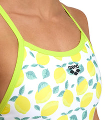 Arena Women's Lemons Xcross Back One Piece Swimsuit