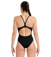 Arena Women's Marbled Light Drop Back One Piece Swimsuit