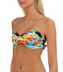 Body Glove Women's Drifter Molded Cup Twist Bandeau Top