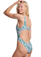 JOLYN Women's Vista Catherine French Cut One Piece Swimsuit