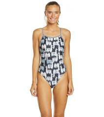 Dolfin Uglies Women's Alpaca Party V-2 Back One Piece Swimsuit