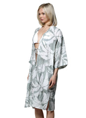 J.Valdi Women's Copacabana Open Front Duster Kimono
