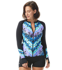Beach House Women's Tie Dye For Ava Longsleeve Rashguard