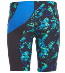 TYR Boys' Emulsion Wave Jammer Swimsuit