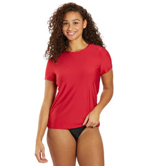 Sporti Women's S/S UPF 50+ Comfort Fit Rash Guard
