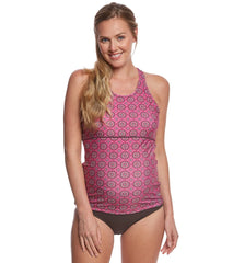 EQ Swimwear Mosaic Maternity Tankini Top