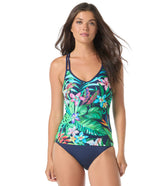 Beach House Women's Tropic Paradise Propel Strappy Tankini Top