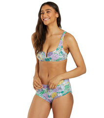 Sporti Active Bondi Floral Cheeky Boyshort Swim Bottom