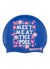 Sporti Pool Time Silicone Swim Cap