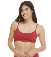 Body Glove Women's Senses Aro Ribbed Bralette Bikini Top