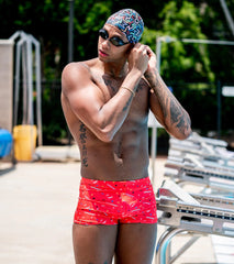 Sporti x Shaine Casas Confetti Square Leg Swimsuit (26-40)