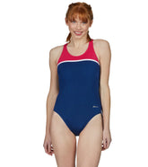 Dolfin Ocean Racing By Dolfin Color Block HP Back One Piece Swimsuit