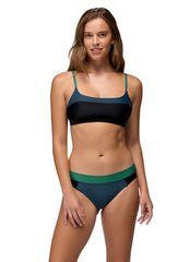 prAna Women's Baja Bound Color Block Adjustable Bikini Top