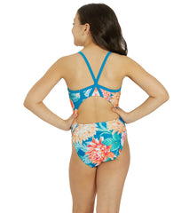 Sporti x Alex Walsh Super Bloom Thin Strap One Piece Swimsuit Youth (22-28)