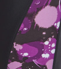 Sporti Paint Splatter Piped Splice Jammer Swimsuit Youth (22-28)