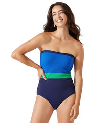 Tommy Bahama Women's Island Cays Bandeau One Piece Swimsuit