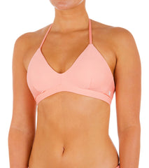 Hurley Women's Solid Adjustable Bikini Top