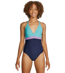 Speedo Women's Adjustable Crossback One Piece Swimsuit