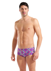 Arena Men's Floral Square Leg Swimsuit