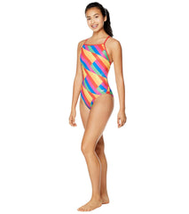 Speedo Pride Women's Printed One Back One Piece Swimsuit