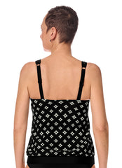 Amoena Women's Palermo Blouson Mastectomy Tankini Top (B/C/D Cup)