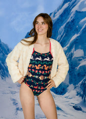 Sporti Granny Sweater Woodland Micro Back One Piece Swimsuit (26-40)