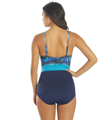 TYR Women's Cabo Belted Controlfit Chlorine Resistant One Piece Swimsuit
