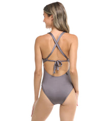 Body Glove Women's Lace Flame One Piece Swimsuit