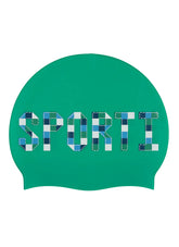 Sporti Folk Story Silicone Swim Cap