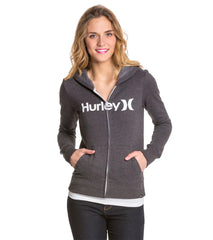 Hurley One & Only Slim Fleece Zip Up Hoodie