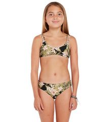 Volcom Girls' Midnight Tropic Two Piece Bikini Set (Big Kid)