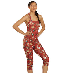 Sporti Active Vintage Bali One Piece Cropped Swim Unitard