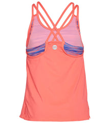TYR Girls' Parachute Olivia 2 In 1 Tankini Top (Toddler, Little Kid, Big Kid)