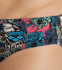 Arena Men's Drew Kibler Skulls/Rose Brief Swimsuit