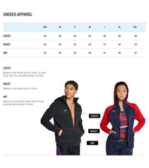 Speedo Unisex Full Zip Hoodie
