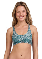 JOLYN Women's Blake Shorebreak Tie-Back Bikini Top
