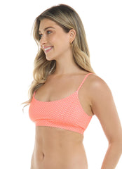 Body Glove Women's Spritz Aro Spaghetti Straps Bralette Bikini Top