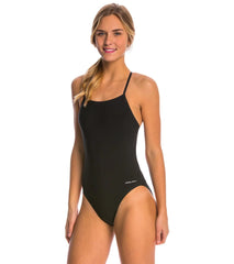 Dolfin Graphlite Solid Cross Back One Piece Swimsuit