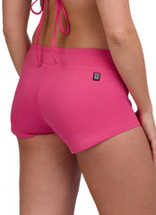JOLYN Women's Piha Solid Boyshort Swim Short