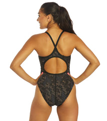 TYR Women's Carbon Hex Diamondfit One Piece Swimsuit