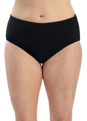 Dolfin Women's Aquashape Solid Conservative Brief Bikini Bottom