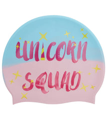 Sporti Unicorn Squad Silicone Swim Cap