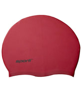 Sporti Kids' Solid Metallic Silicone Swim Cap