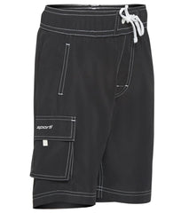 Sporti Boy's Hybrid Cargo Swim Trunk