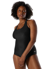 Speedo Women's Moderate Ultraback Long Torso One Piece Swimsuit