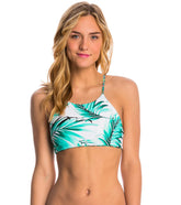 Body Glove Swimwear Tropi-Cal Elena Reversible High Neck Crop Bikini Top