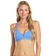 Hurley Women's Max Solid Scoop Bikini Top