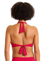 Tommy Bahama Women's Pearl Solids Double Strap Halter Bikini Top